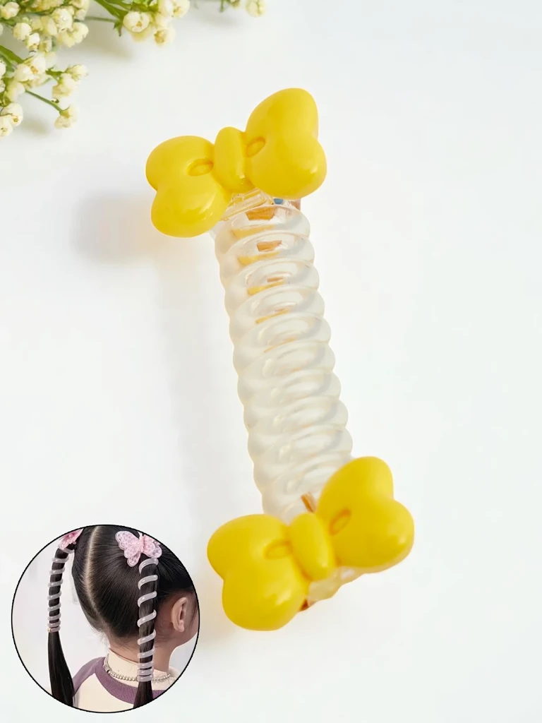 Royalfashion Ластик за коса тип спирала с панделка Bow Twist