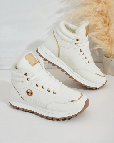 Royalfashion Затоплени дамски маратонки с кожа Casill