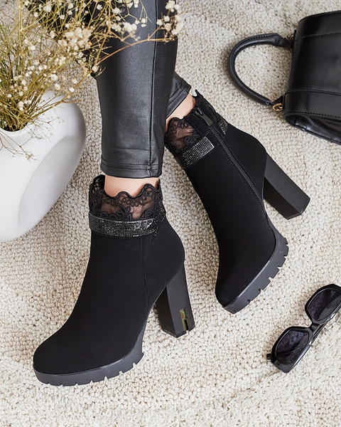 Royalfashion Дамски ботуши Leroleda с декорация Stiletto