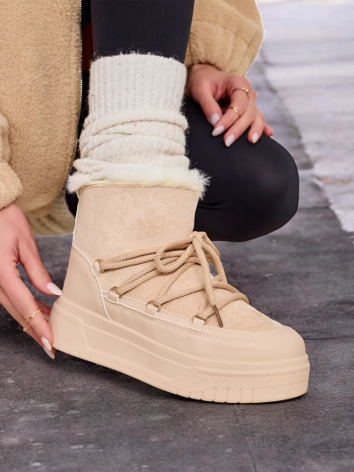 Дамски ботуши за сняг с връзки от Royalfashion Moniuc