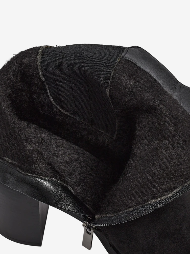 Дамски еко велурени боти на ток Anell