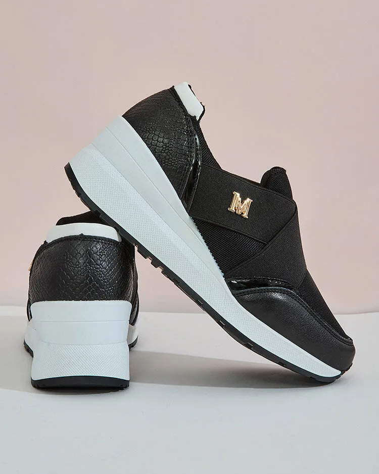 Royalfashion Дамски спортни кецове на ток Benntas