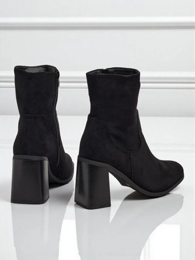 Дамски еко велурени боти на ток Rune Fast