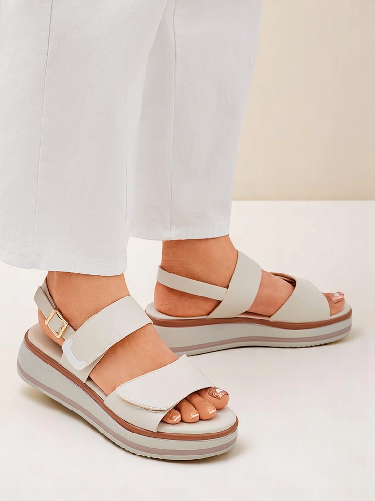 Royalfashion дамски сандали с по-дебела подметка Tulipp