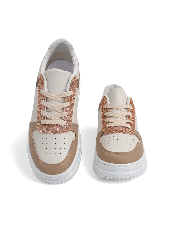 Royalfashion Женски маратонки с блестящи елементи Qisofi