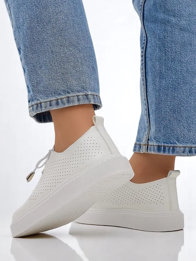 Royalfashion Жени перфорани спортни обувки с връзки Vaned