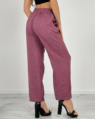 Royalfashion Дамски широки панталони