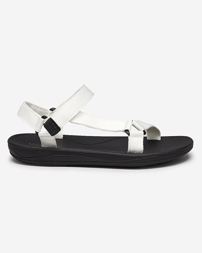 Białe damskie sportowe sandały Tatags - Obuwie