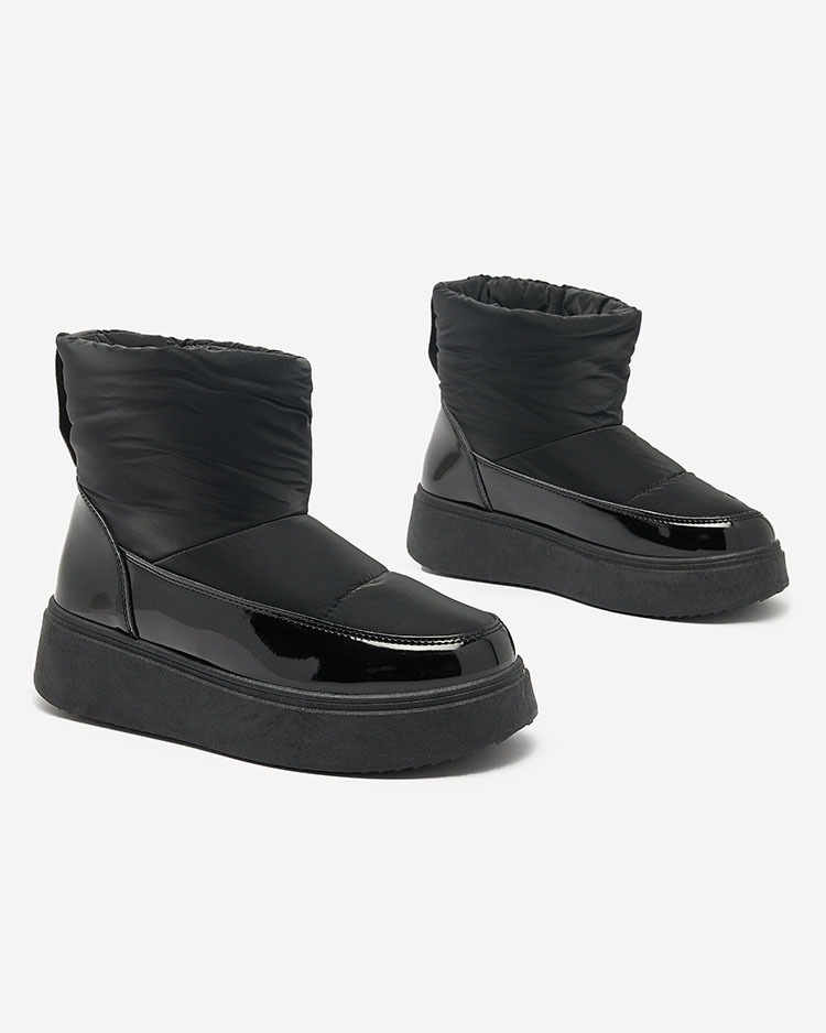 Royalfashion Black Maderta slip-on дамски ботуши за сняг