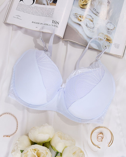 Royalfashion Дамски сутиен, украсен с дантела