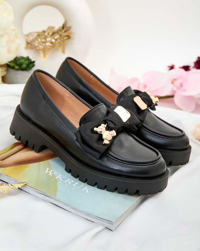 Royalfashion Дамски мокасини с панделка Mantarme