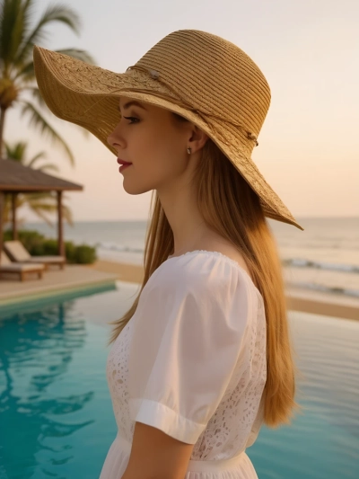 Royalfashion Дамска сламена шапка Aveline