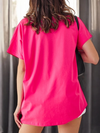 Royalfashion Женска памучна тениска Много сърца