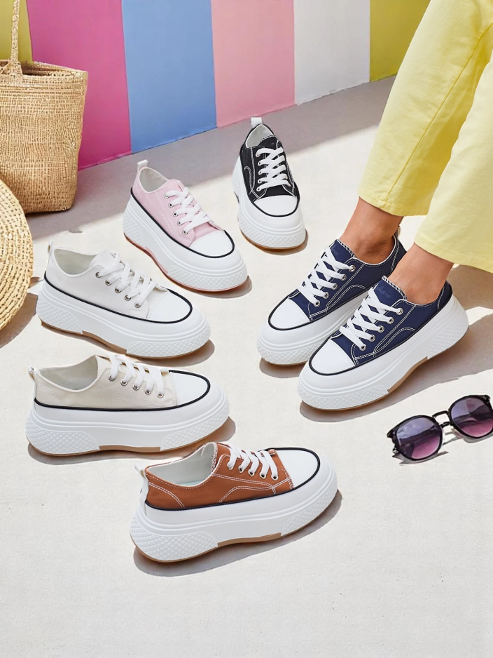 Royalfashion Женски платформи кецове Beemes