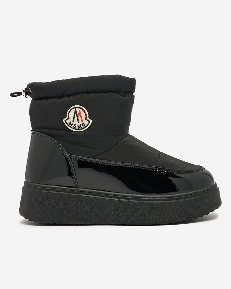 Royalfashion Дамски ботуши за сняг с приплъзване в черен цвят Ademra