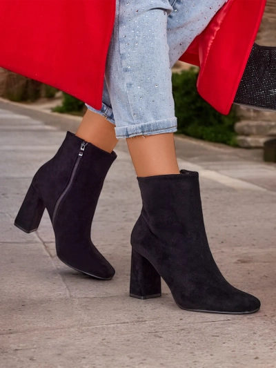 Роялфешън Еко-замшеви женски боти на пръст Еморо