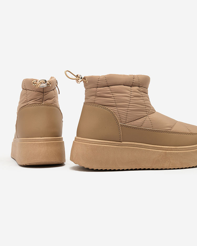 Royalfashion Дамски ботуши за сняг в кафяв цвят Armeda