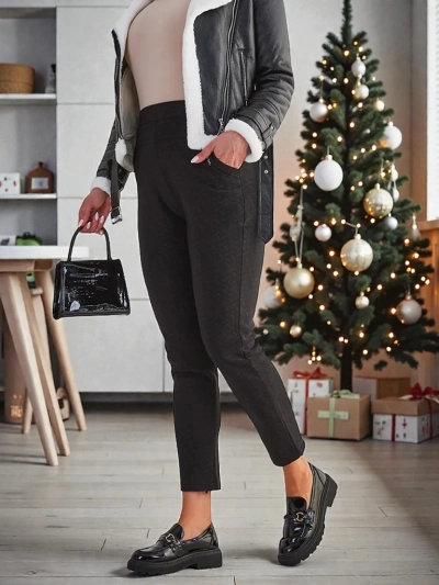 Royalfashion Затоплени дамски панталони с гети PLUS SIZE