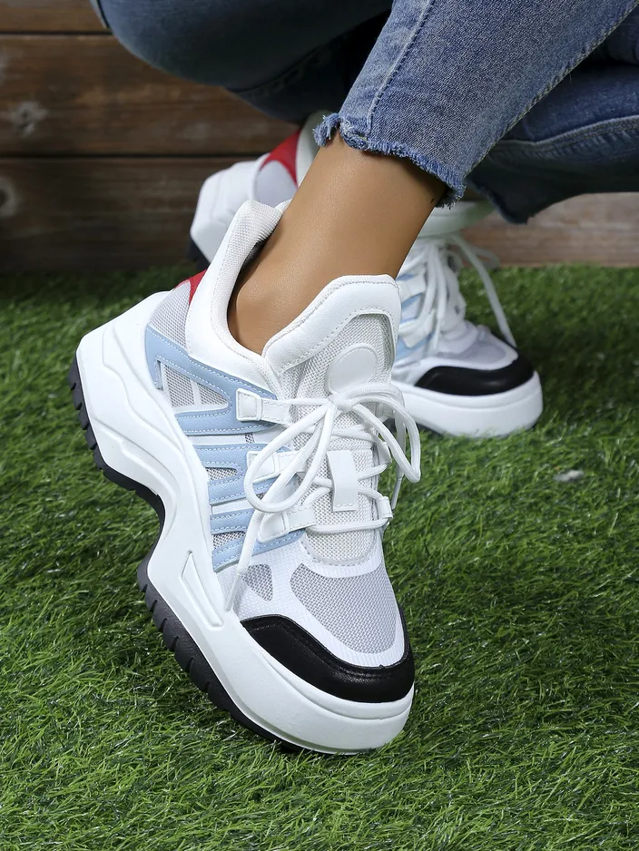 Спортни маратонки Royalfashion за жени на по-дебела подметка Loness