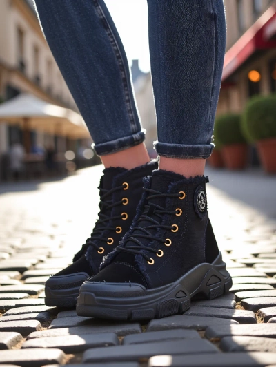 Royalfashion Високи дамски маратонки Hirrias