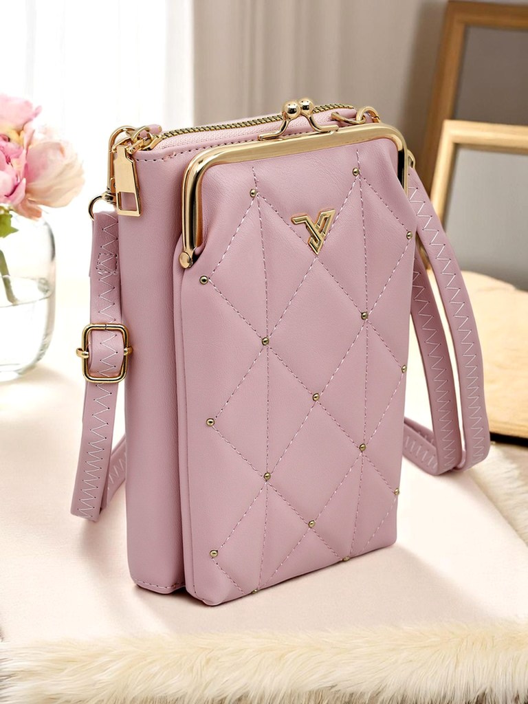 Royalfashion Многофункционален портфейл-чантичка с презрамка Quilted Charm