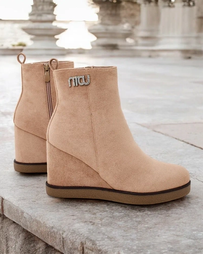 Royalfashion Дамски ботуши на котва Serda