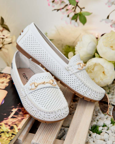 Royalfashion Дамски ажурни мокасини Mill