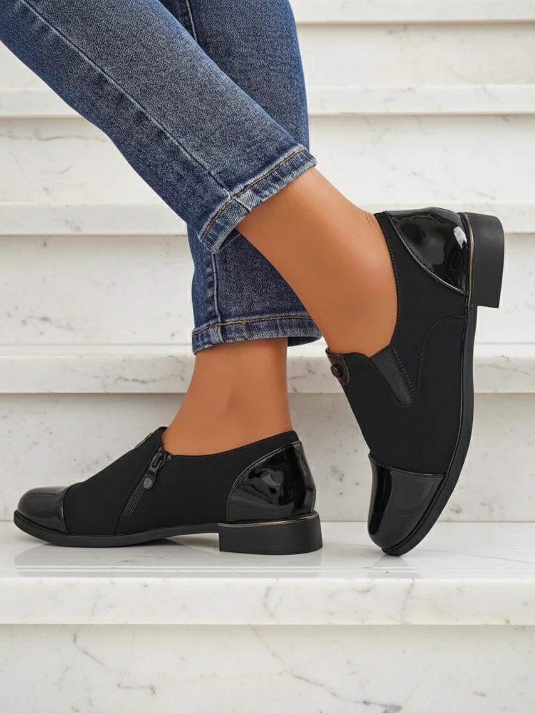 Aurelia Nero – елегантни дамски обувки Royalfashion от матова кожа