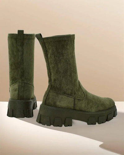 Дамски платформени ботуши Royalfashion Firo