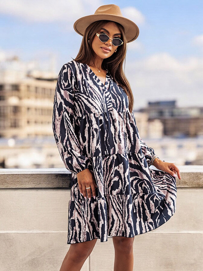 Royalfashion Дамска рокля с принт