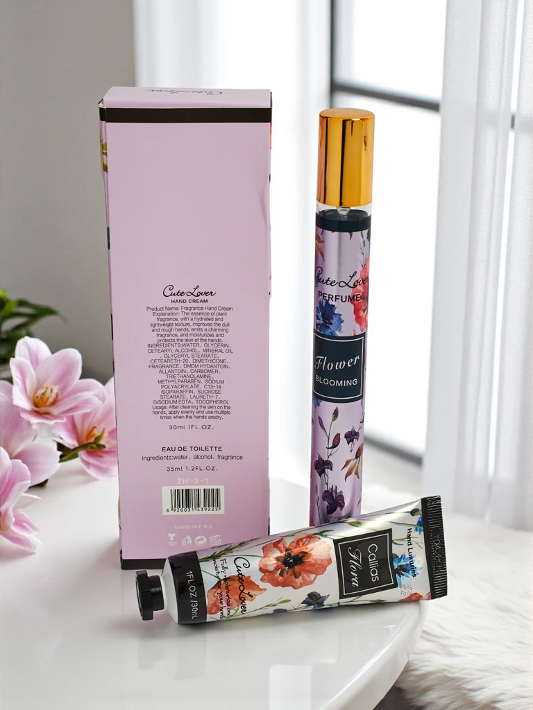 Комплект Callias Flora Perfume & Крем за ръце - Flower Blooming 30ml