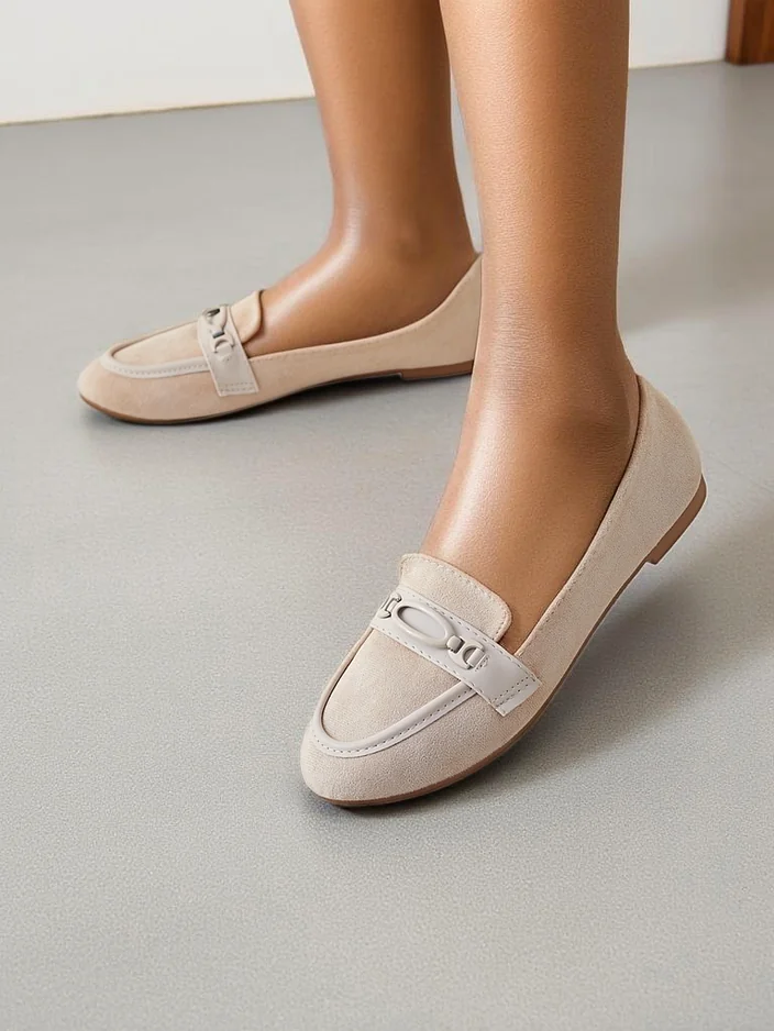 Royalfashion Жени мокасини от еко велур Zammei