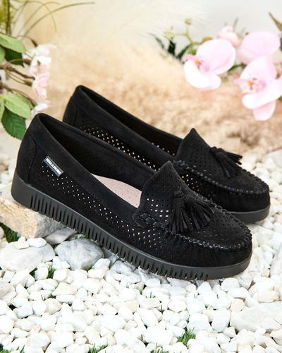 Royalfashion Дамски ажурни мокасини Molaffa