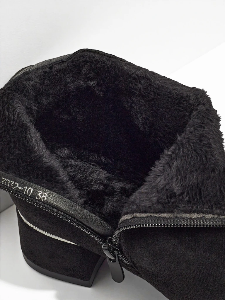 Дамски боти от еко велур на ток Arshinea