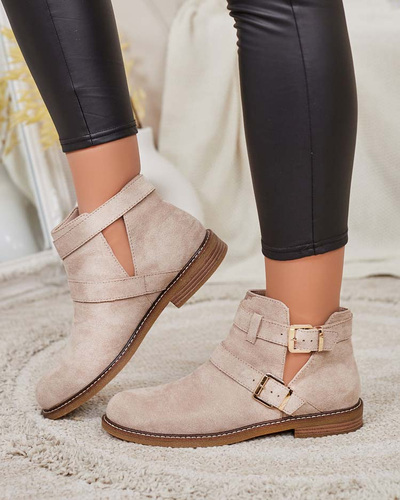 Royalfashion Дамски ботуши Geronsa с изрязано ходило