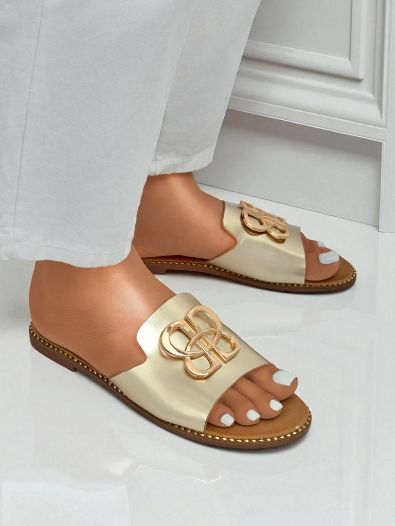 Royalfashion Дамски сандали с равна подметка Heraklia