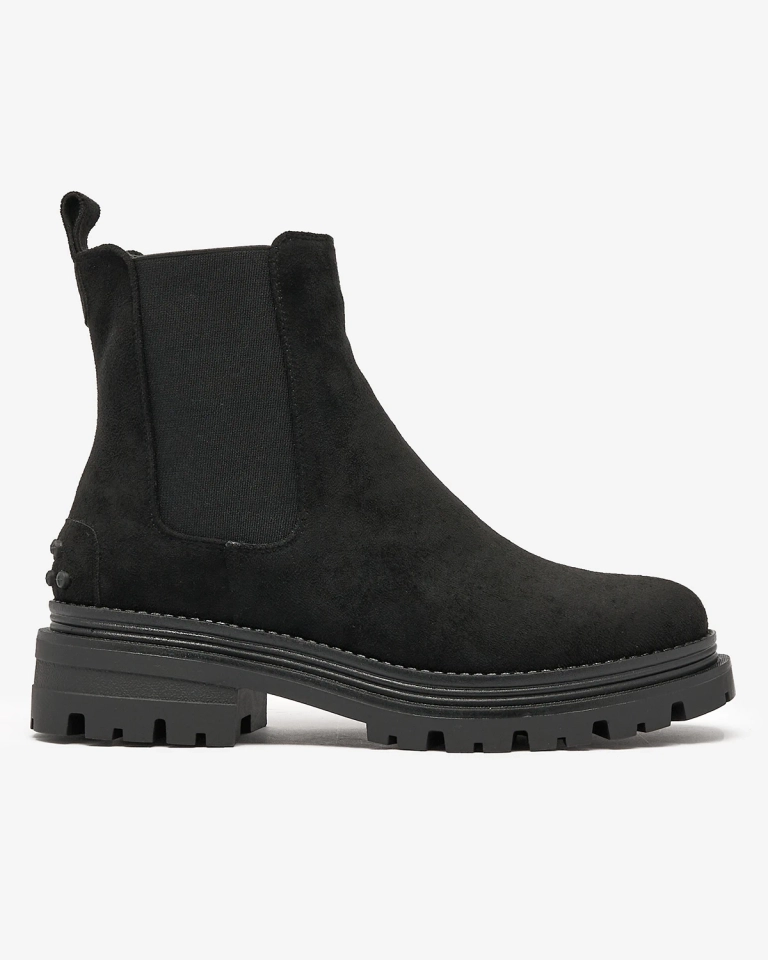 Royalfashion Черни дамски ботуши с изолация Comfy Walk