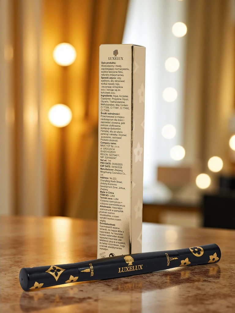 Luxelux Eyeliner и молив за вежди 2в1