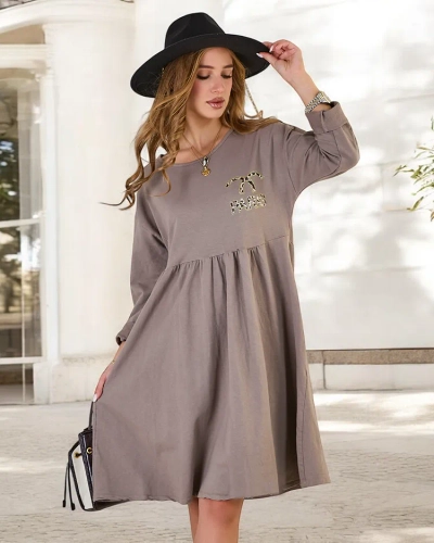 Royalfashion Дамска рокля от плат