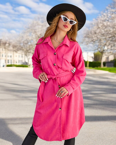 Royalfashion Дамско палто тип "риза"