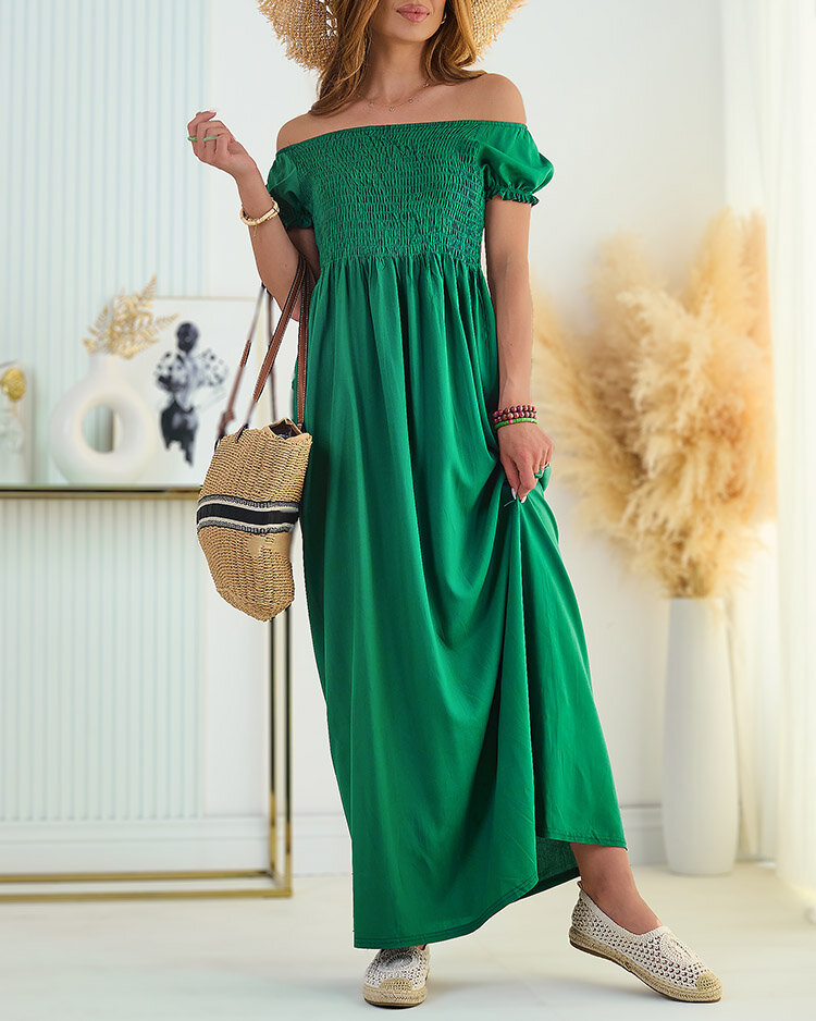 Royalfashion Дамска миди рокля a'la hiszpanka