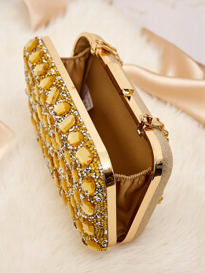 Royalfashion дамска плик чанта Crystal Glam