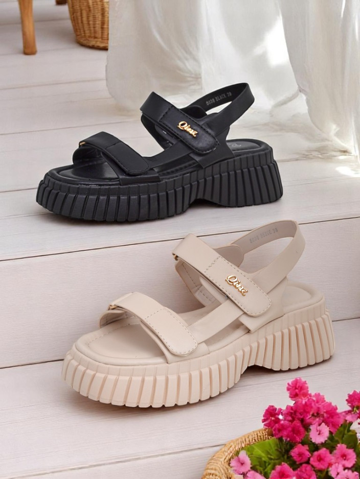 Royalfashion дамски сандали с по-дебела подметка Hortez