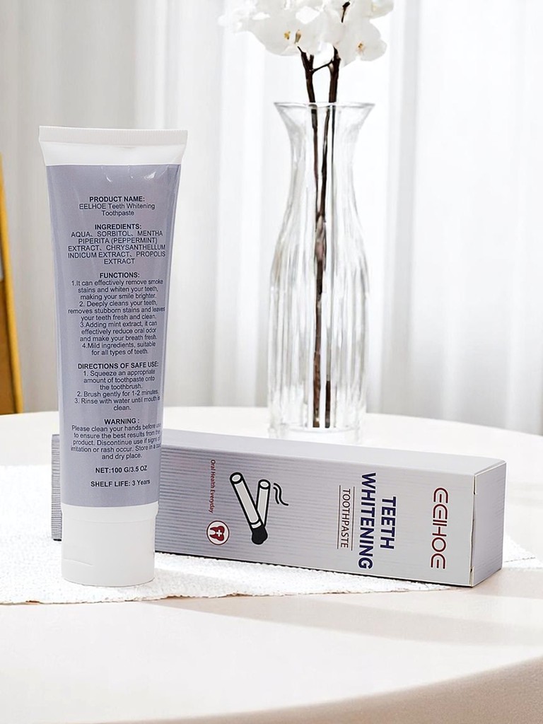 Паста за зъби за избелване и премахване на петна