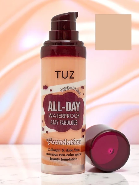 Хидратиращ двуцветен фон дьо тен за лице с колаген Бежов