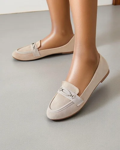 Royalfashion Жени мокасини от еко велур Zammei