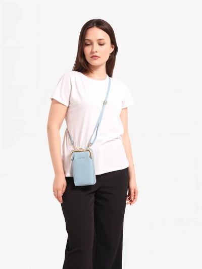 Royalfashion Многофункционална дамска чанта с портмоне на презрамка