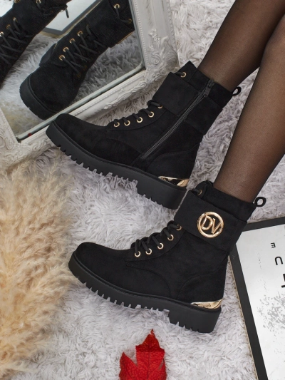 Дамски боти workery с декорации Lorice