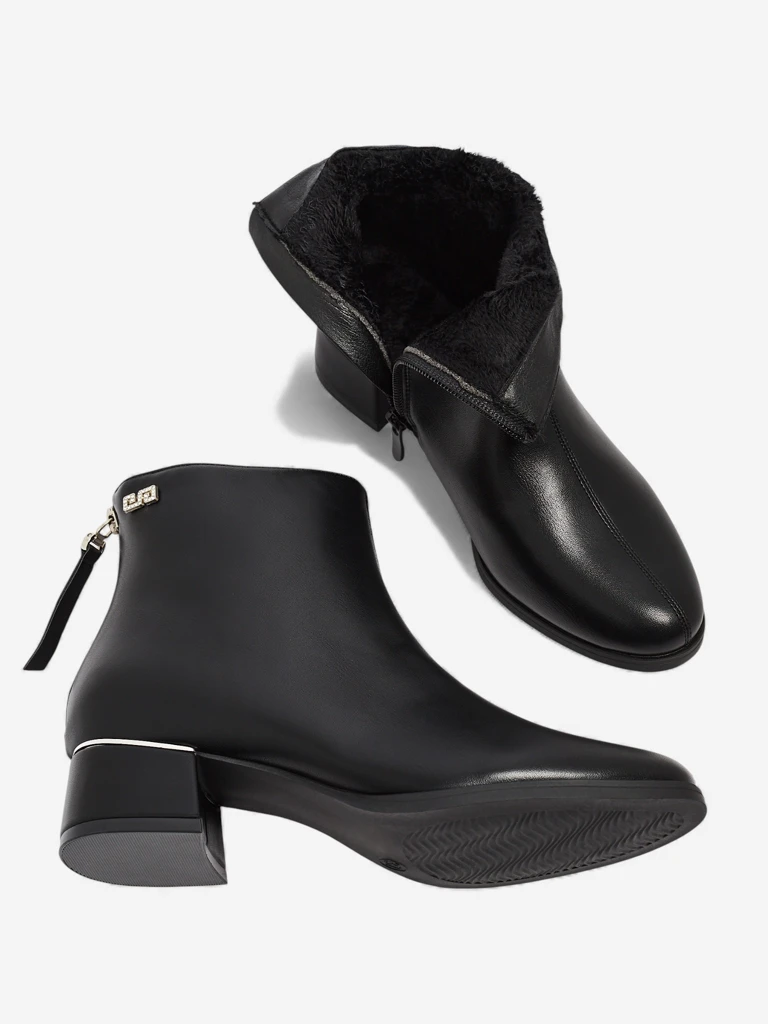 Дамски боти от еко кожа на ток Arshinea