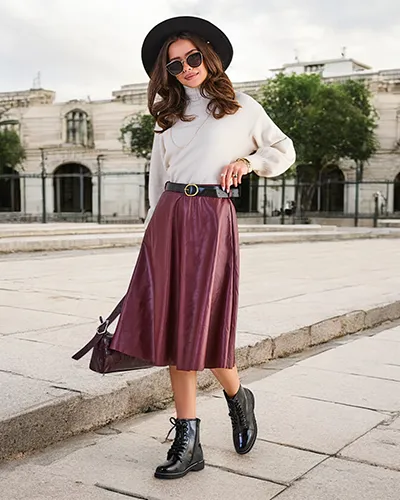 Дамска миди пола на Royalfashion